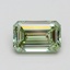 1.59 Ct. Fancy Intense Green Emerald Lab Grown Diamond