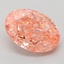 6.07 Ct. Fancy Vivid Pink Oval Lab Grown Diamond