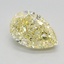 1.42 Ct. Fancy Intense Yellow Pear Lab Grown Diamond