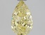 1.04 Ct. Fancy Intense  Yellow Pear Lab Grown Diamond