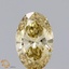 0.40 Ct. Fancy Intense Yellow Oval Lab Grown Diamond