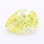 1.03 Ct. Fancy Intense Yellow Pear Lab Grown Diamond