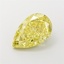 4.01 Ct. Fancy Intense Yellow Pear Lab Grown Diamond