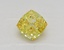 1.01 Ct. Fancy Vivid Yellow Cushion Lab Grown Diamond