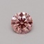 0.31 Ct. Fancy Vivid Pink Round Lab Grown Diamond