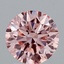 2.41 Ct. Fancy Intense Pink Round Lab Grown Diamond