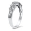 The Lourie Ring, smalltop view on a hand