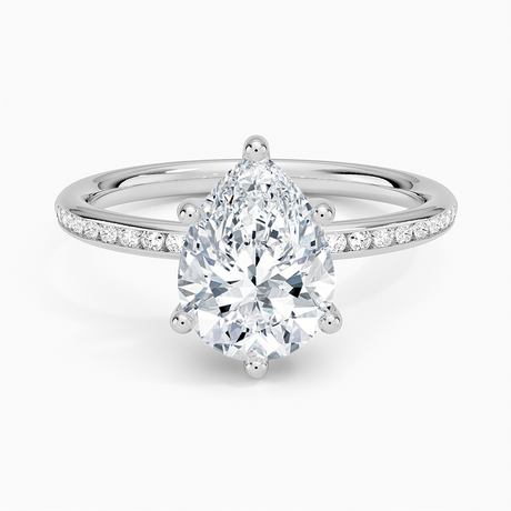 18K White Gold Tabitha Channel Set Diamond Ring
