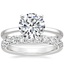 18K White Gold Petite Quattro Ring with Anthology Diamond Ring (2/3 ct. tw.)