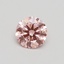 0.55 Ct. Fancy Vivid Pink Round Lab Grown Diamond