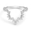 Custom Lily Curved Lab Diamond Ring