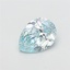 2.50 Ct. Fancy Greenish Blue Pear Lab Grown Diamond