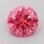 4.02 Ct. Fancy Vivid Pink Round Lab Grown Diamond