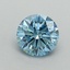 0.70 Ct. Fancy Vivid Blue Round Lab Grown Diamond