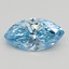 0.39 Ct. Fancy Vivid Blue Marquise Lab Grown Diamond