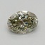 0.33 Ct. Fancy Intense Greyish Green Oval Lab Grown Diamond