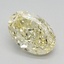 1.13 Ct. Fancy Yellow Oval Lab Grown Diamond