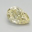 1.21 Ct. Fancy Yellow Pear Lab Grown Diamond