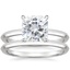 PT Moissanite Hazel Bridal Set, smalltop view