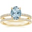 18KY Aquamarine Viviana Diamond Bridal Set (2/5 ct. tw.), smalltop view