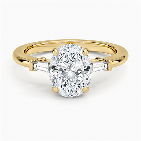 Tapered Baguette Engagement Ring