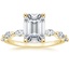 18K Yellow Gold Joelle Diamond Ring (1/3 ct. tw.), smalltop view