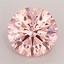 2.59 Ct. Fancy Vivid Pink Round Lab Grown Diamond