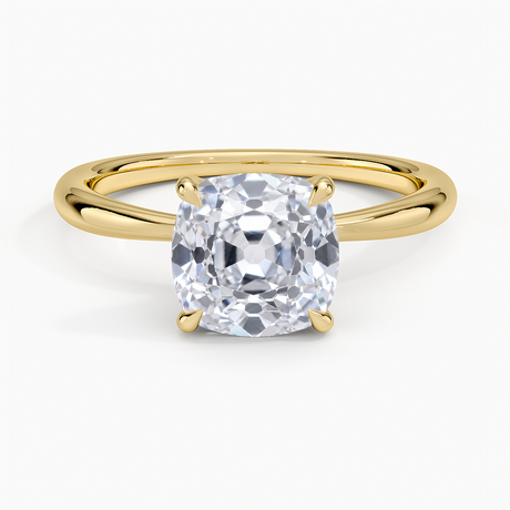 2mm solitaire Engagement Ring - Freesia