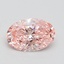 1.12 Ct. Fancy Intense Pink Oval Lab Grown Diamond