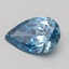 0.51 Ct. Fancy Vivid Blue Pear Lab Grown Diamond