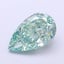 2.85 Ct. Fancy Vivid  Green Pear Lab Grown Diamond