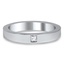 Custom Square Princess Flush Set Band