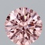 3.03 Ct. Fancy Vivid Pink Round Lab Grown Diamond