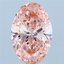 2.06 Ct. Fancy Vivid Pink Oval Lab Grown Diamond