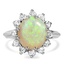 Retro Opal Cocktail Ring