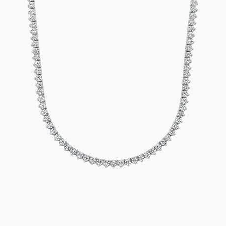 18 in. Perfect Three-Prong Diamond Tennis Necklace (7 ct. tw.)