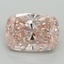 3.03 Ct. Fancy Intense Pink Cushion Lab Grown Diamond