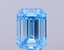 4.03 Ct. Fancy Vivid Blue Emerald Lab Grown Diamond