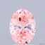 1.53 Ct. Fancy Vivid Pink Oval Lab Grown Diamond