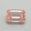1.04 Ct. Fancy Intense Pink Emerald Lab Grown Diamond