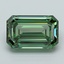 3.01 Ct. Fancy Vivid Green Emerald Lab Grown Diamond