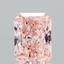 1.57 Ct. Fancy Vivid Pink Radiant Lab Grown Diamond