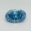1.68 Ct. Fancy Vivid Blue Oval Lab Grown Diamond