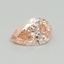 0.35 Ct. Fancy Intense Pink Pear Lab Grown Diamond