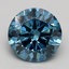 2.50 Ct. Fancy Vivid Blue Round Lab Grown Diamond