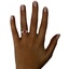 The Carmon Ring, smallzoomed in top view on a hand