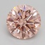 2.54 Ct. Fancy Intense Pink Round Lab Grown Diamond