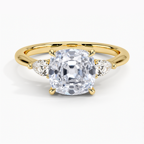 Petite Opera Three Stone Diamond Ring - Brilliant Earth