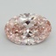 9.02 Ct. Fancy Intense Pink Oval Lab Grown Diamond