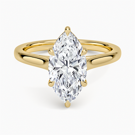 2mm Provence Solitaire Ring